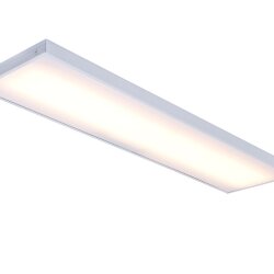 Универсальный офисный светодиодный светильник 80 Вт IP44 1195x295x40 мм 3000K Опал