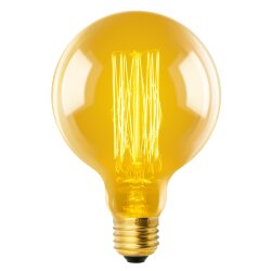 IL-V-G125-60-GOLDEN-E27 VW01 Лампа накаливания Vintage, Форма шар, Форма нити VW