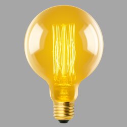 IL-V-G125-60-GOLDEN-E27 VW01 Лампа накаливания Vintage, Форма шар, Форма нити VW