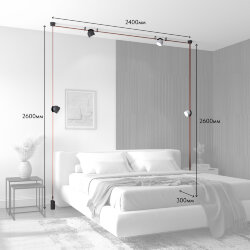 Комплект ременной трековой системы Belty, Denkirs DK55SET16-01-BR