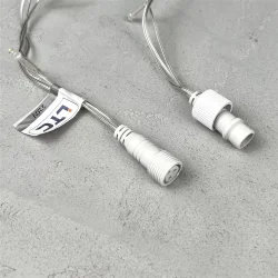 Гирлянда Нить 10м Тепло-Белая 220В, 100 LED, Провод Прозрачный ПВХ, IP54