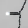 Гирлянда Занавес Облегченный c Колпачком 2 x 1 м Белый 220В, 200 LED, Провод Черный ПВХ, IP65. Фото 2.