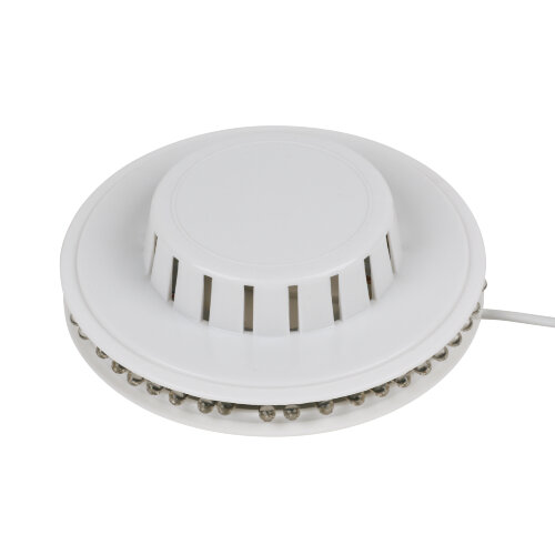 Светодиодный светильник-проектор ULI-Q304 2.5W-RGB WHITE, Напольный, Серия DISCO, многоцветный, Горизонтальная проекция, Кабель с вилкой, 220В, Цвет корпуса белый. - фото 1