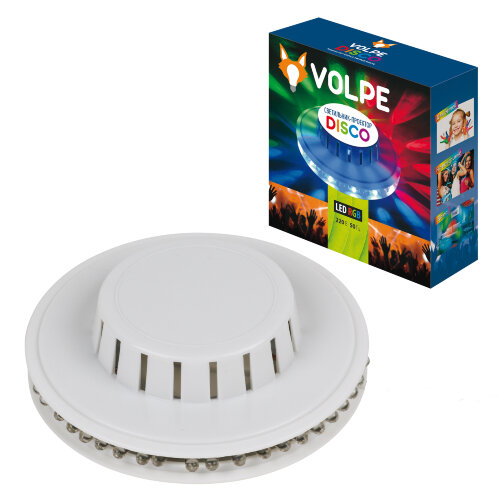 Светодиодный светильник-проектор ULI-Q304 2.5W-RGB WHITE, Напольный, Серия DISCO, многоцветный, Горизонтальная проекция, Кабель с вилкой, 220В, Цвет корпуса белый. - фото 10