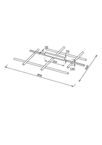 Потолочный светильник Radiance 3000К 50Вт (Золото) - фото 4