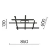 Потолочный светильник Радианс / Radiance 3000К 50Вт (Золото) MOD278CL-L50G3K - фото 7
