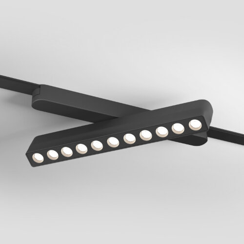 DK5368-BK Светильник для трека Air, серия Grill 2700-6500 со светодиодом, L230*W26*H60мм, 48V DC, 12W, RA?90, 36°, 2700-6500K, IP20, черный, алюминий. Фото 2