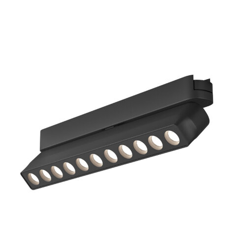 DK5368-BK Светильник для трека Air, серия Grill 2700-6500 со светодиодом, L230*W26*H60мм, 48V DC, 12W, RA?90, 36°, 2700-6500K, IP20, черный, алюминий. Фото 4