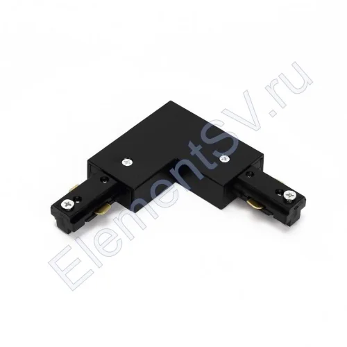 Соединитель угловой для трека 3L NX37 (черный) - фото.