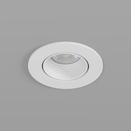 DK3061-WH Встраиваемый светильник, IP 20, 10 Вт, GU5.3, LED, белый/белый, пластик. Фото 3