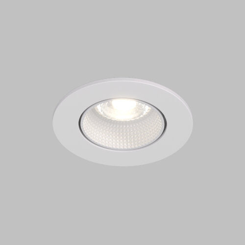DK3061-WH Встраиваемый светильник, IP 20, 10 Вт, GU5.3, LED, белый/белый, пластик. Фото 2
