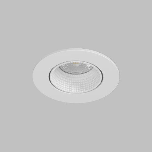 DK3061-WH Встраиваемый светильник, IP 20, 10 Вт, GU5.3, LED, белый/белый, пластик. Фото 3