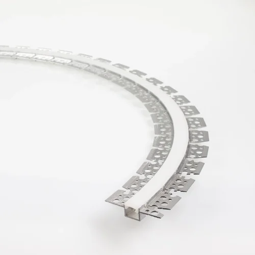 Алюминиевый профиль 3D встраиваемый в гипсокартон 628 (1500x55.5/15,5x13 мм с рассеивателем) - фото III