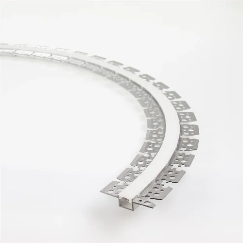 Алюминиевый профиль 3D встраиваемый в гипсокартон 628 (1500x55.5/15,5x13 мм с рассеивателем) - фото III