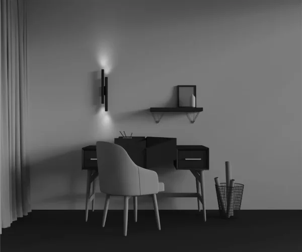 Настенный светильник (бра) Калипсо / Calipso 2700К 24Вт (Черный) C082WL-24W2.7K-B - фото 5