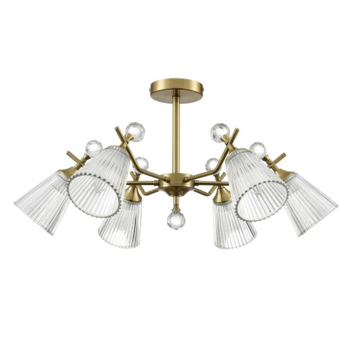 Люстра потолочная «LUMION» 8046/6C, серия: AURICA (крепление на планке). Фото 1.