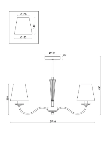 Люстра Freya FR2027PL-03N (Никель) - фото 4