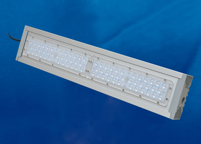 ULV-R24J 100W/5000К IP65 SILVER Светильник светодиодный уличный консольный. Белый свет (5000К) КСС Д. TM Uniel - фото