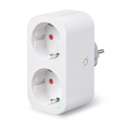 USH-A102 2G-WF WHITE Умный сетевой разветвитель Wi-Fi, 2 гнезда.16A, До 3680Вт, Голосовое управление+приложение UnielSmart, TM Uniel