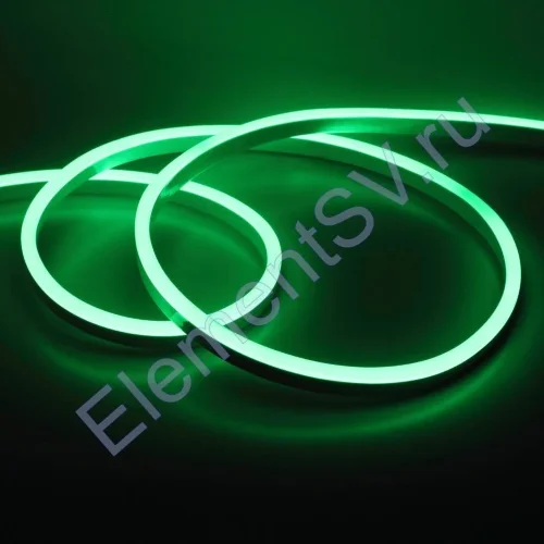 Светодиодный гибкий неон 0816 220V green LN3 - фото.