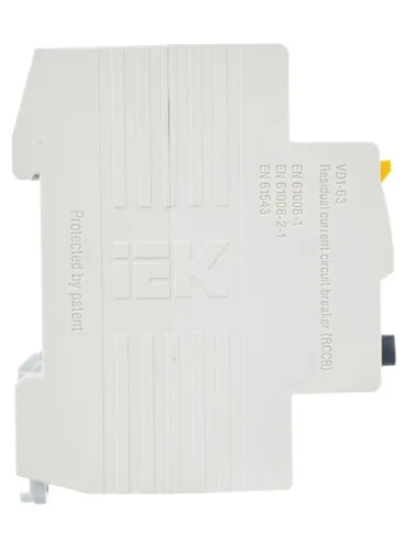 Выключатель дифференциального тока (УЗО) 2п 40А 300мА тип AC ВД1-63 KARAT IEK MDV10-2-040-300 - фото 7