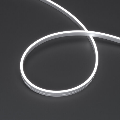 Светодиодная лента герметичная MOONLIGHT-SIDE-A168-4x10mm 24V White6000 (7.2 W/m, IP65, 5m, wire x2) (Arlight, Вывод прямой, 3 года) 040993 - фото