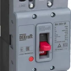 Выключатель автоматический 3п 200А 36кА ВА-303 DEKraft 22754DEK