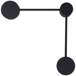 Светильник WOLTA WSL-GX53/13E под лампу GX53 Черный MOLECULE
