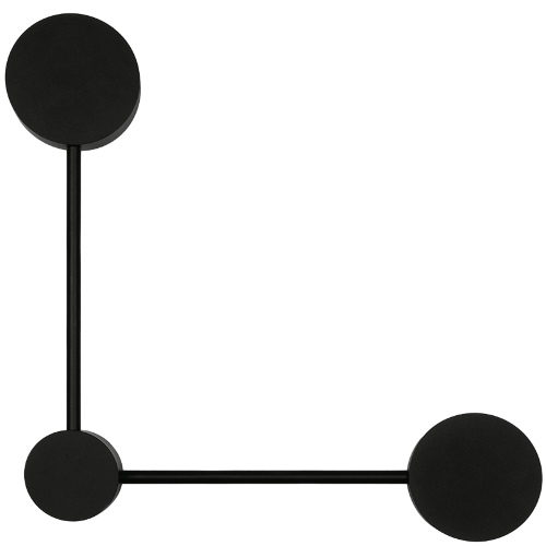 Светильник WOLTA WSL-GX53/13E под лампу GX53 Черный MOLECULE - фото 1.