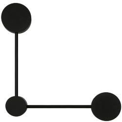 Светильник WOLTA WSL-GX53/13E под лампу GX53 Черный MOLECULE