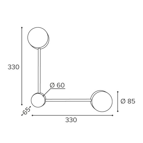 Светильник WOLTA WSL-GX53/13E под лампу GX53 Черный MOLECULE - фото 2.