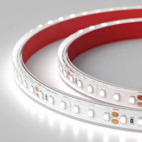 Светодиодная лента RTW 2-5000PS 24V White6000 2x (3528, 600 LED, LUX) (Arlight, 9.6 Вт/м, IP67) - фото 5
