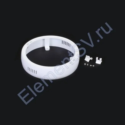 Корпус-адаптер круглый для накладного варианта DL-SR-24W MB38 - фото.