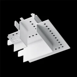 Коннектор угловой Radity встраиваемый белый (Белый)