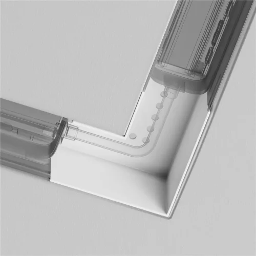 Коннектор угловой Radity встраиваемый белый (Белый) - фото 5