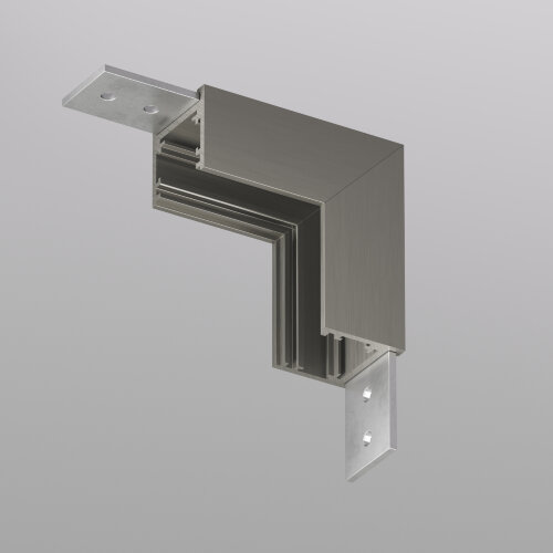 TR5732-DN Угловой элемент для трека SHINE BASE 90° стена-потолок, темный никель, алюминий.