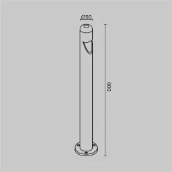 Ландшафтный светильник Hagen 3000К 5Вт IP 65 (Графит)
