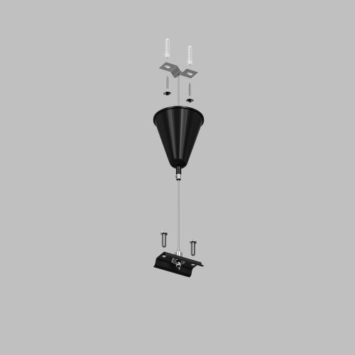 TR1105-BK Подвесная система для треков, 1,5 м, черный.