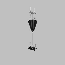 Трековый светильник Denkirs DK Track Black (SOLID BASE) | DK ТРЕК ЧЕРНЫЙ (СОЛИД БЕЙС) , Denkirs TR1105-BK