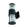 UUL-S12A 2x60W-E27 IP65 BLACK Светильник уличный, под две лампы Е27, Архитектурный накладной, Корпус черный. - фото 1