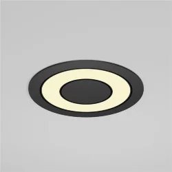 Встраиваемый светильник Вектор / Vector 12 Вт 2700 К 110° (Черный) DL102-12W2.7K-B