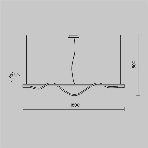 Подвесной светильник Tau 3000K 21Вт (Золото) - фото 3