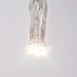 ULD-C1515-160-DTA WARM WHITE IP20 Занавес светодиодный с контроллером, 1.5х1.5м, 160 светодиодов, Теплый белый свет, Провод прозрачный.