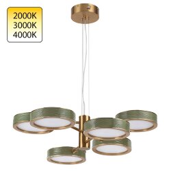 Люстра «ODEON LIGHT EXCLUSIVE» 5450/99LA, серия: RIVIERA (крепление на планке) - Переключатель цветовой температуры на основании