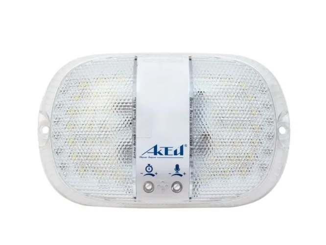 Светильник светодиодный ЖКХ Персей 11Вт IP30 с оптико-акустическим датчиком 3 режима работы Актей СА-7012У - фото