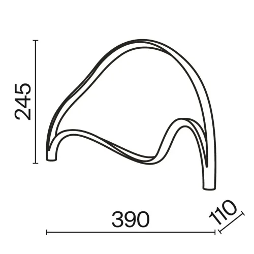 Настольный светильник Plons 3000К 12Вт (Латунь) - фото 2