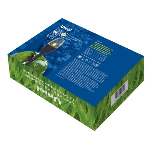 USL-C-694-PT375 CANDLE SET12 Садовый светильник на солнечной батарее, в составе набора из 12шт, Эффект горящего пламени, 1xAAА аккумулятор в-к, IP44, TM Uniel - фото 10