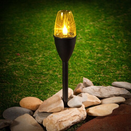 USL-C-694-PT375 CANDLE SET12 Садовый светильник на солнечной батарее, в составе набора из 12шт, Эффект горящего пламени, 1xAAА аккумулятор в-к, IP44, TM Uniel - фото 7