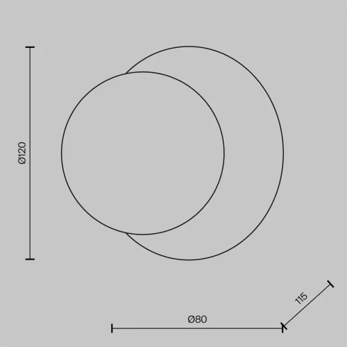 Настенный светильник (бра) Ambre 3000К 3Вт (Латунь) - фото 6