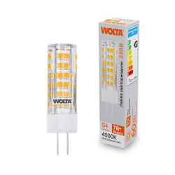 Светодиодная лампа WOLTA WSTD-JC-220V7W4KG4-C 7Вт 4000K G4